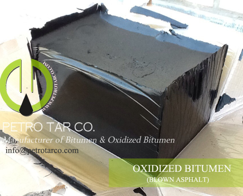 OXIDIZED BITUMEN BLOCK , OXIDISED BITUMEN, BLOWN BITUMEN, BLOWN ASPHALT, HARD BITUMEN, COATING ASPHALT, WATERPROOFING BITUMEN, ROOFING ASPHALT, BONDING BITUMEN, LINING ASPHALT