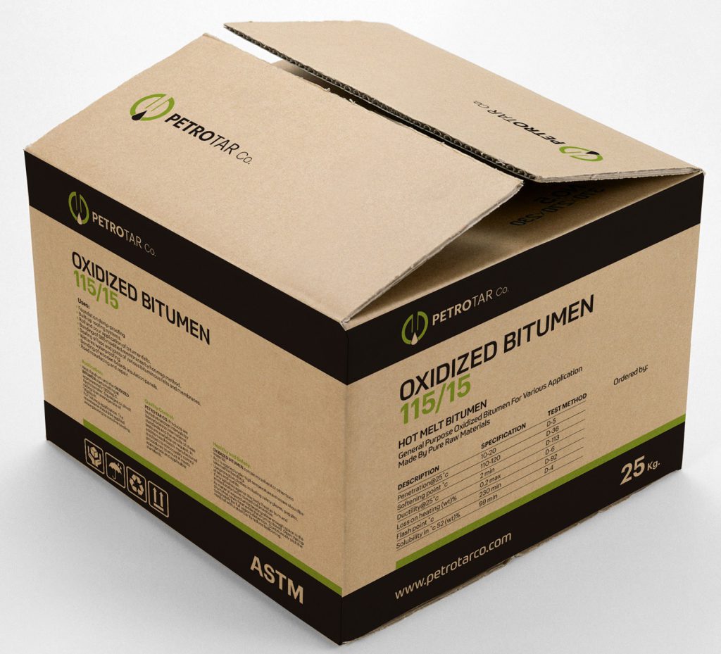 OXIDIZED BITUMEN 115/15 (Pure & Gilsonite free) - PETRO TAR CO.